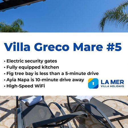Villa Greco Mare #5 Protaras Buitenkant foto
